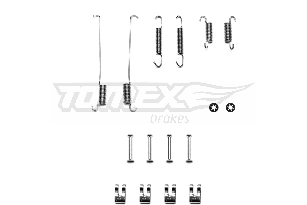 Sada príslużenstva brzdovej čeľuste TOMEX Brakes